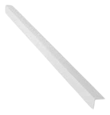 Imagem ilustrativa de cantoneira branca para drywall